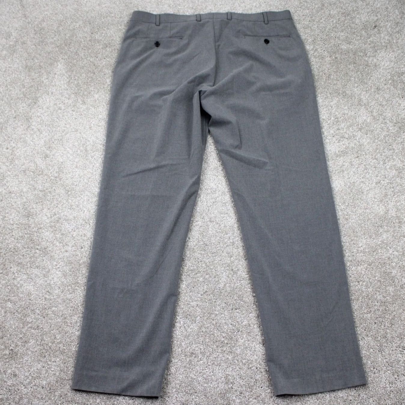 Ralph Lauren LAUREN Ralph Lauren Dress Pants Mens 38x32 Gray Poly/Viscose/Poly Stretch Flat Front, Regular Fit, Dress Pants, Gray, 90s, Nature, Preppy, Mens Size US 38 / EU 54 - 6 Thumbnail