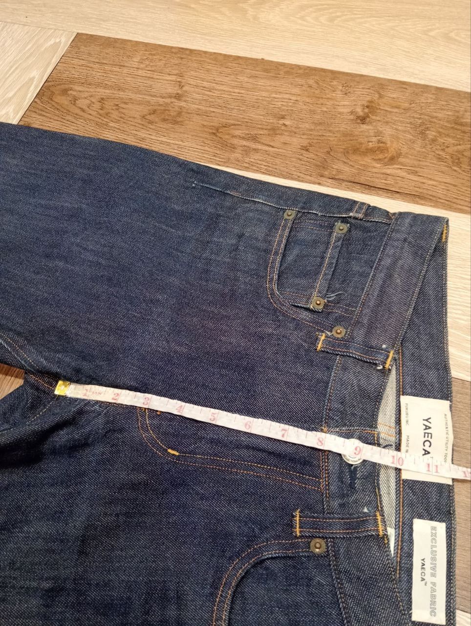 YAECA YAECA JAPAN 7-13W EXCLUSIVE FABRIC INDIGO DENIM PANTS Size US 29 - 13 Thumbnail