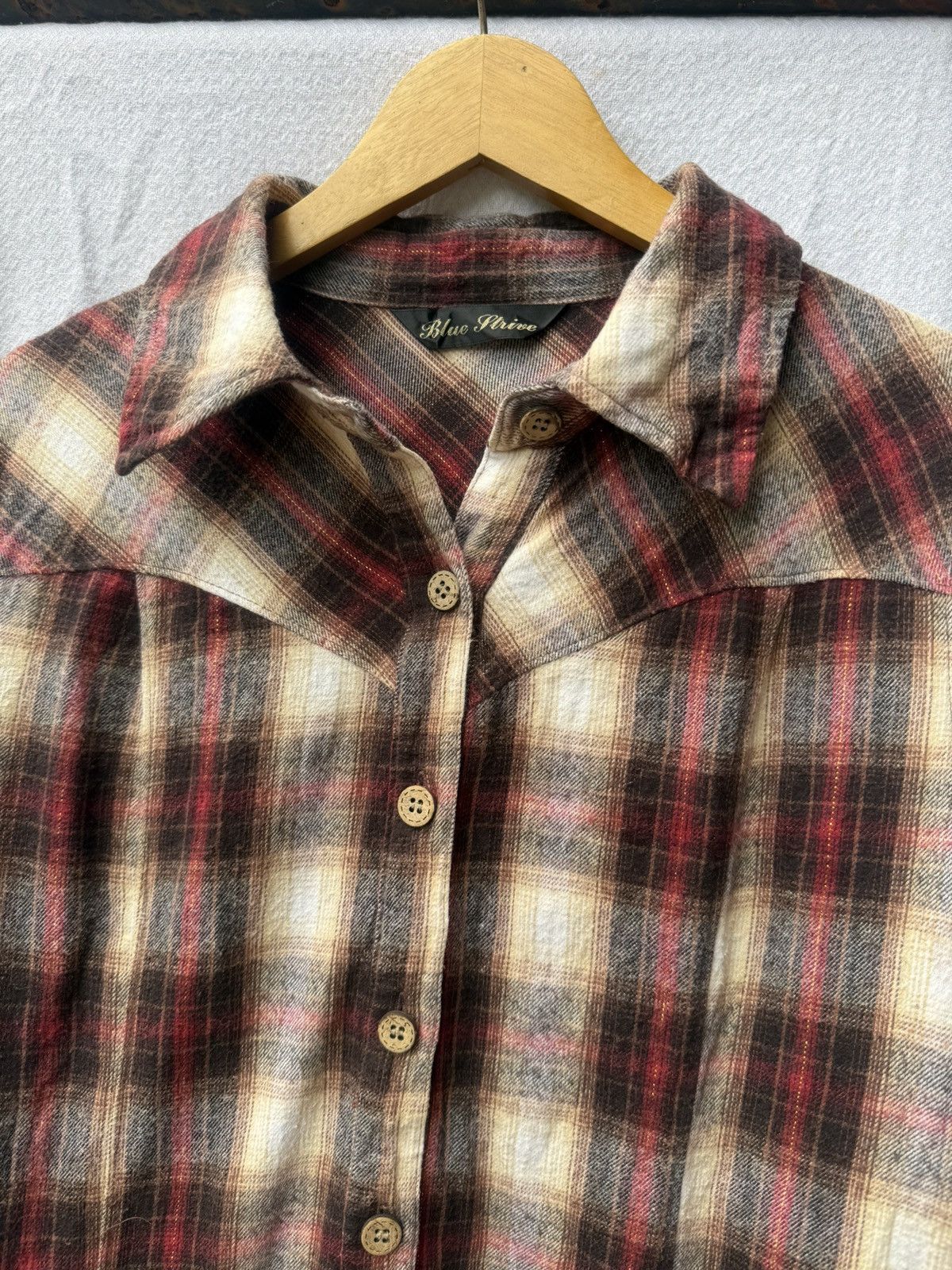 Hysteric Glamour Japanese fur style plaid button shirt Size US M / EU 48-50 / 2 - 6 Thumbnail