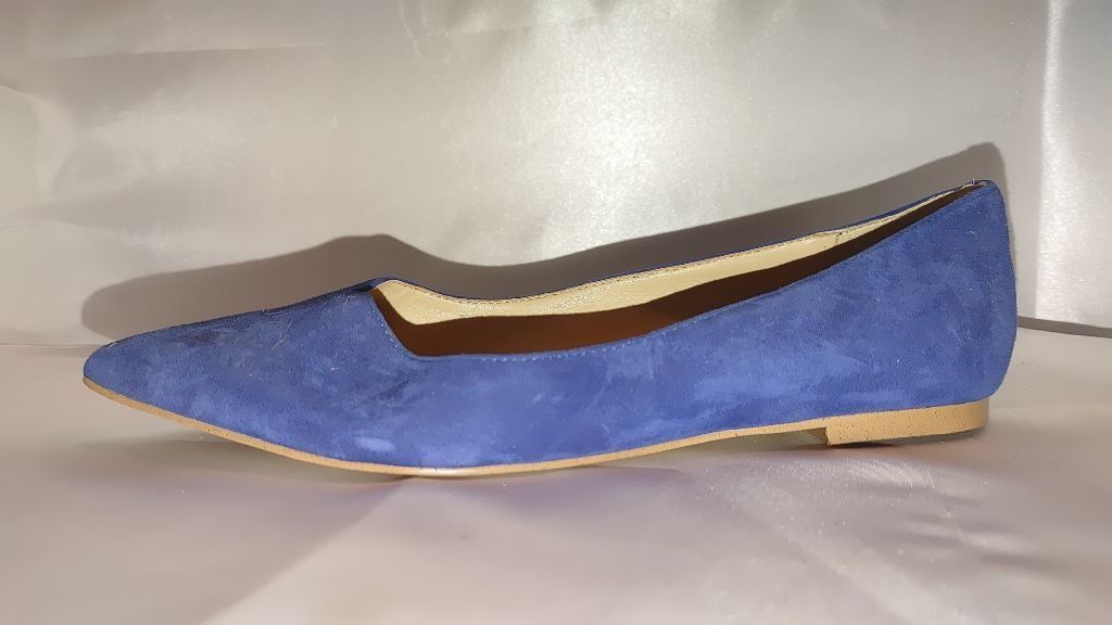 Sam Edelman Sam Edelman Blue Suede Flats Size 7 Size US 7 / IT 37 - 2 Thumbnail