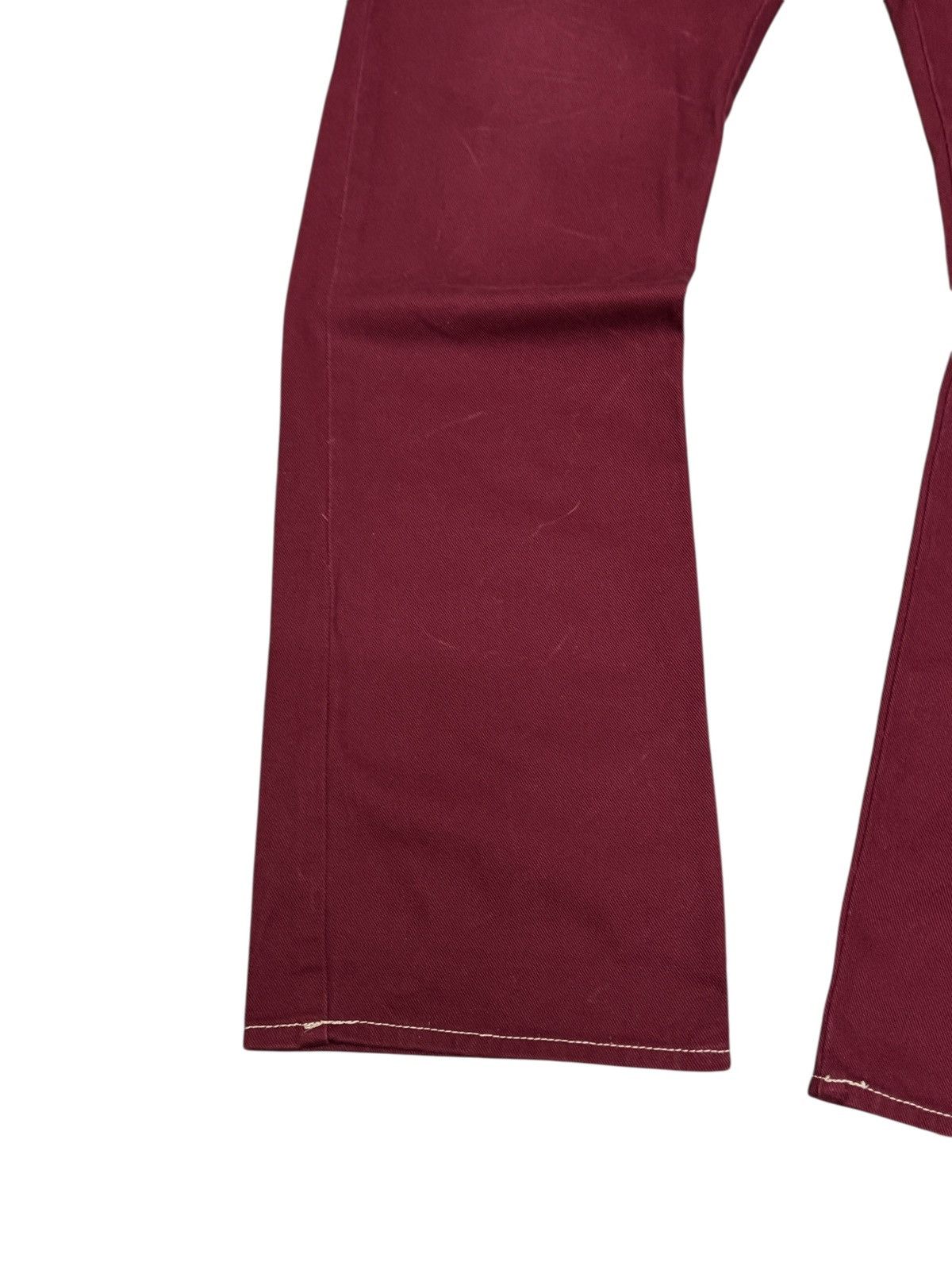 Hysteric Glamour Vintage Jack Serika Burgundy Jeans Streetwear Japan Style Size US 29 - 7 Thumbnail