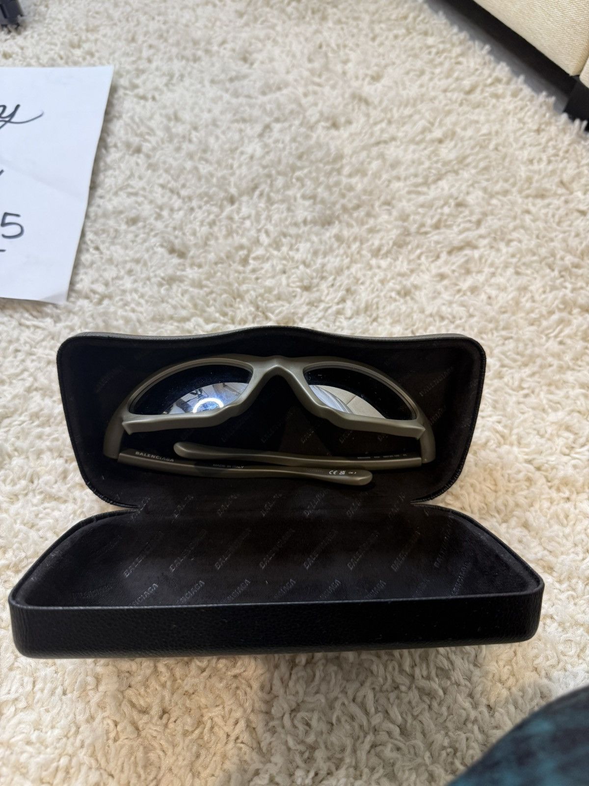 Balenciaga Reflective Bat Glasses