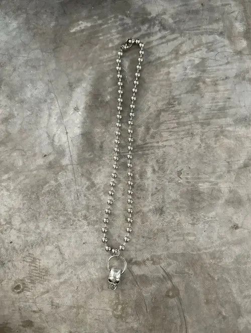 Japanese Brand Skull Ghost Head Metal Chain Pants Size ONE SIZE - 2 Thumbnail