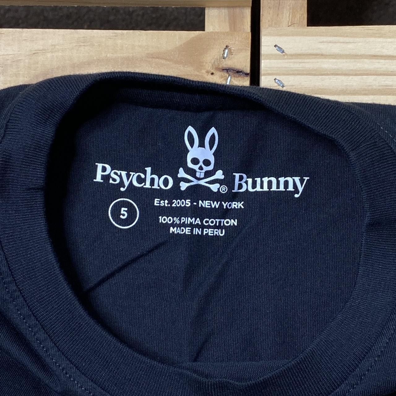 Psycho Bunny Psycho Bunny Black Designer Tee Size 5 (Large) Size US L / EU 52-54 / 3 - 3 Thumbnail