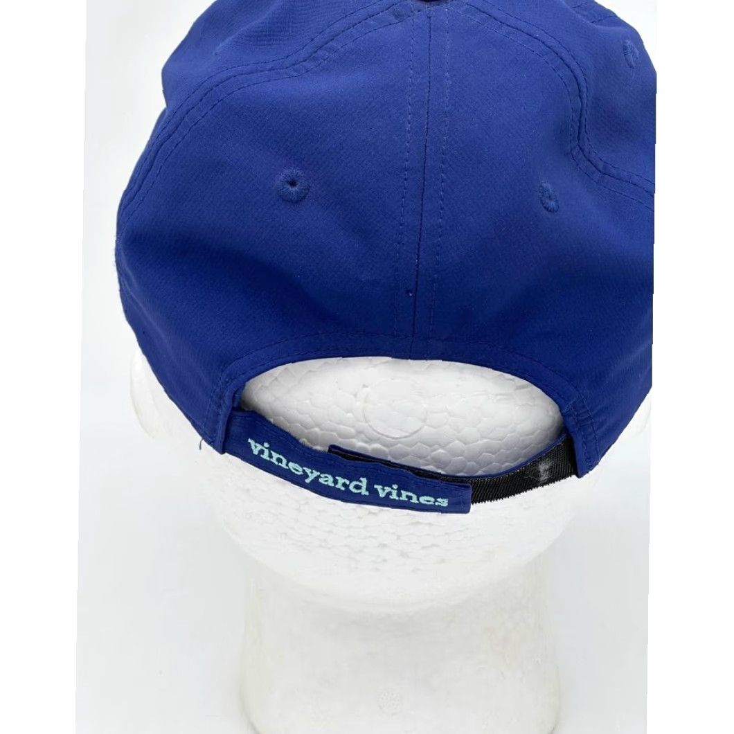 Vineyard Vines Vineyard Vines Hat Baseball Cap Unisex Adjustable Blue Green Whale Hook And Loop Size ONE SIZE - 5 Thumbnail