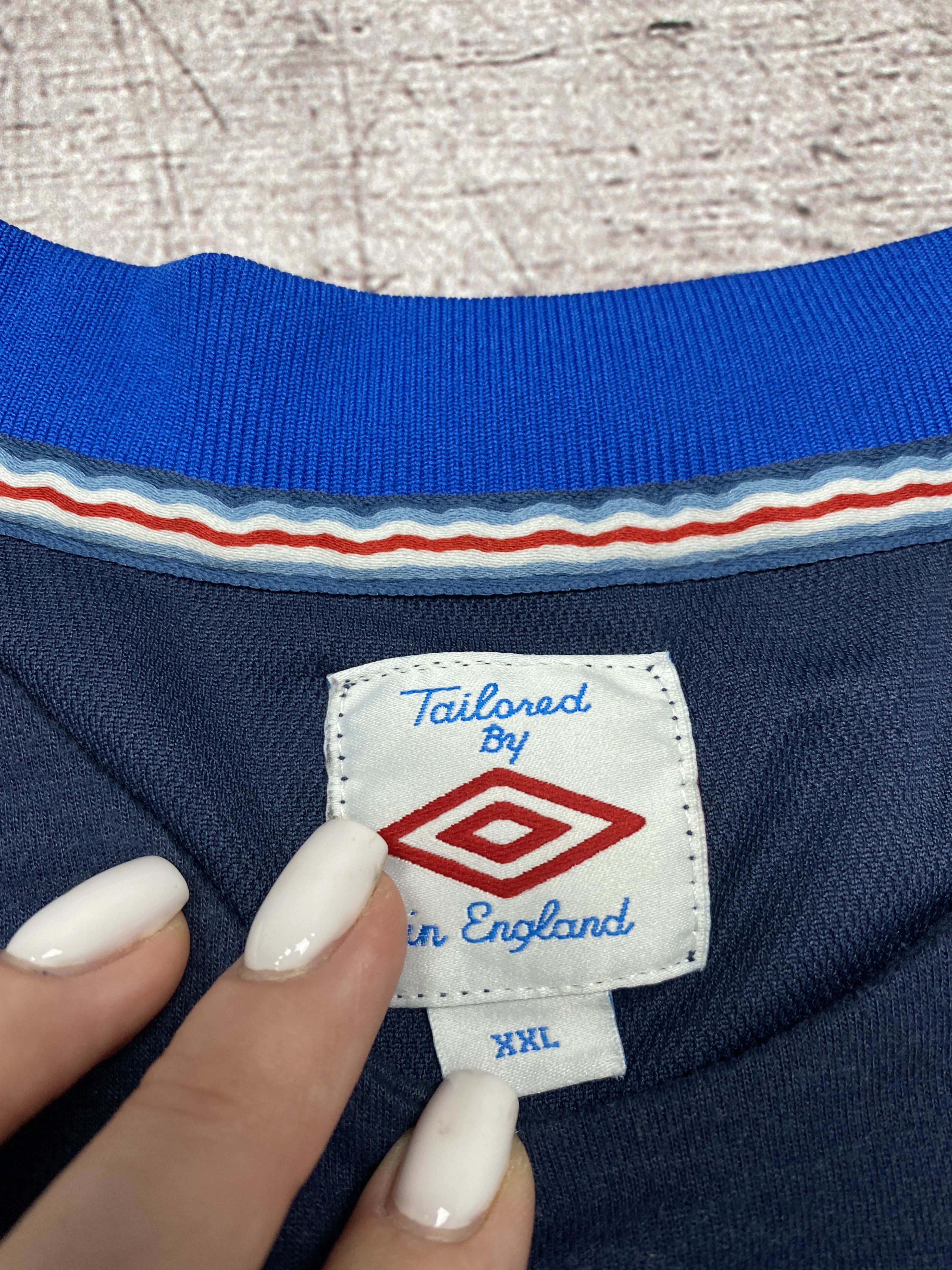 Umbro × Vintage Umbro England Vintage Mens Jersey T-Shirt Size US XXL / EU 58 / 5 - 4 Thumbnail