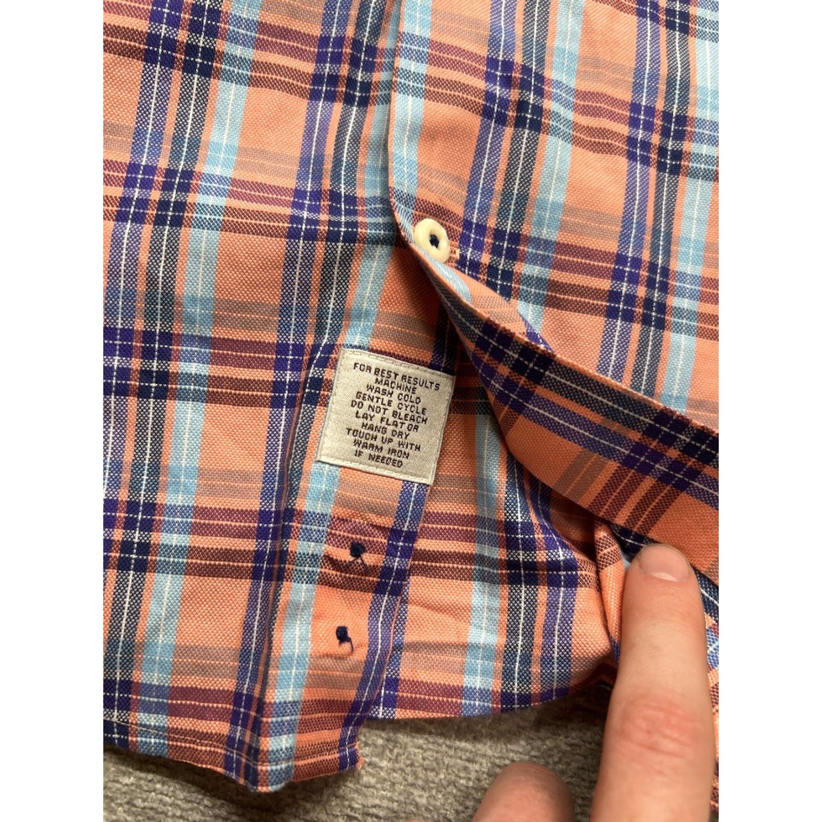 Peter Millar Peter Millar Shirt Mens Medium Button-Down Plaid Long Sleeve Cotton Size US M / EU 48-50 / 2 - 3 Thumbnail
