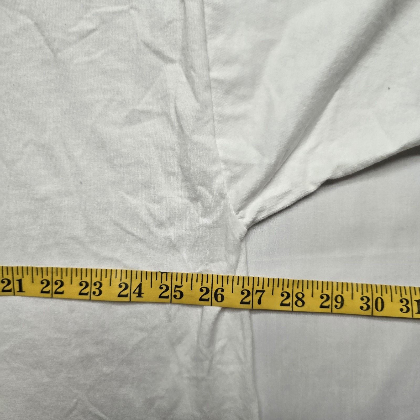 Jerzees Vintage Blank Shirt 2XL White Cotton Crewneck Solid Tee Size US XXL / EU 58 / 5 - 5 Thumbnail