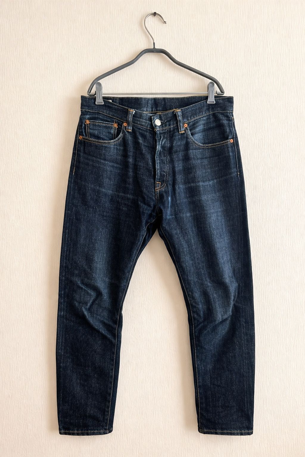 Momotaro Jeans Momotaro 0405-82IE High Tapered 16oz Texture Denim Size US 34 / EU 50 - 1 Thumbnail