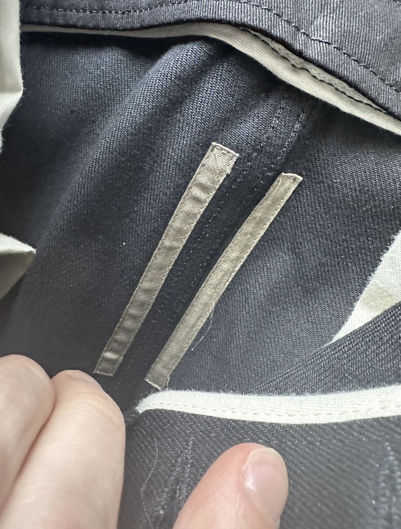 Rick Owens × Rick Owens Drkshdw Rick Owens Fogachine Bolan Banana Pants Drill Cotton 32 Size US 32 / EU 48 - 5 Thumbnail