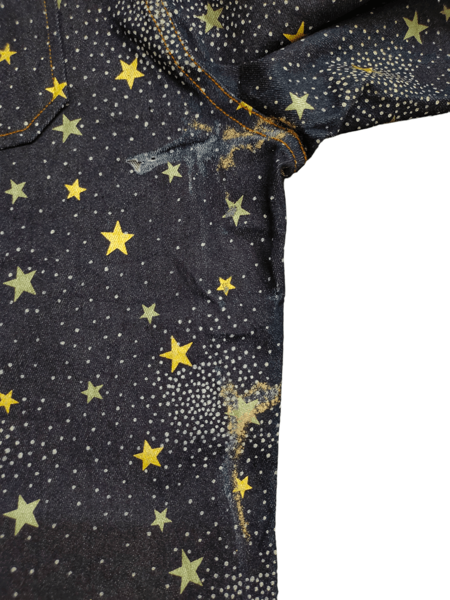Hysteric Glamour Flare Jeans Stars Galaxy Denim Low Rise Bootcut Bellbottom Size US 30 / EU 46 - 20 Thumbnail