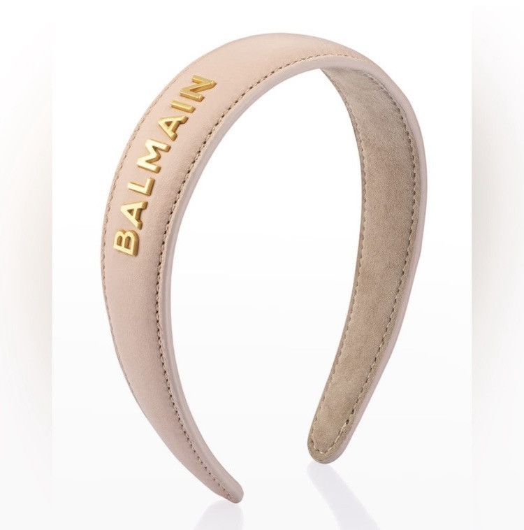 Balmain Balmain Hair Couture Leather Headband Size ONE SIZE - 5 Thumbnail