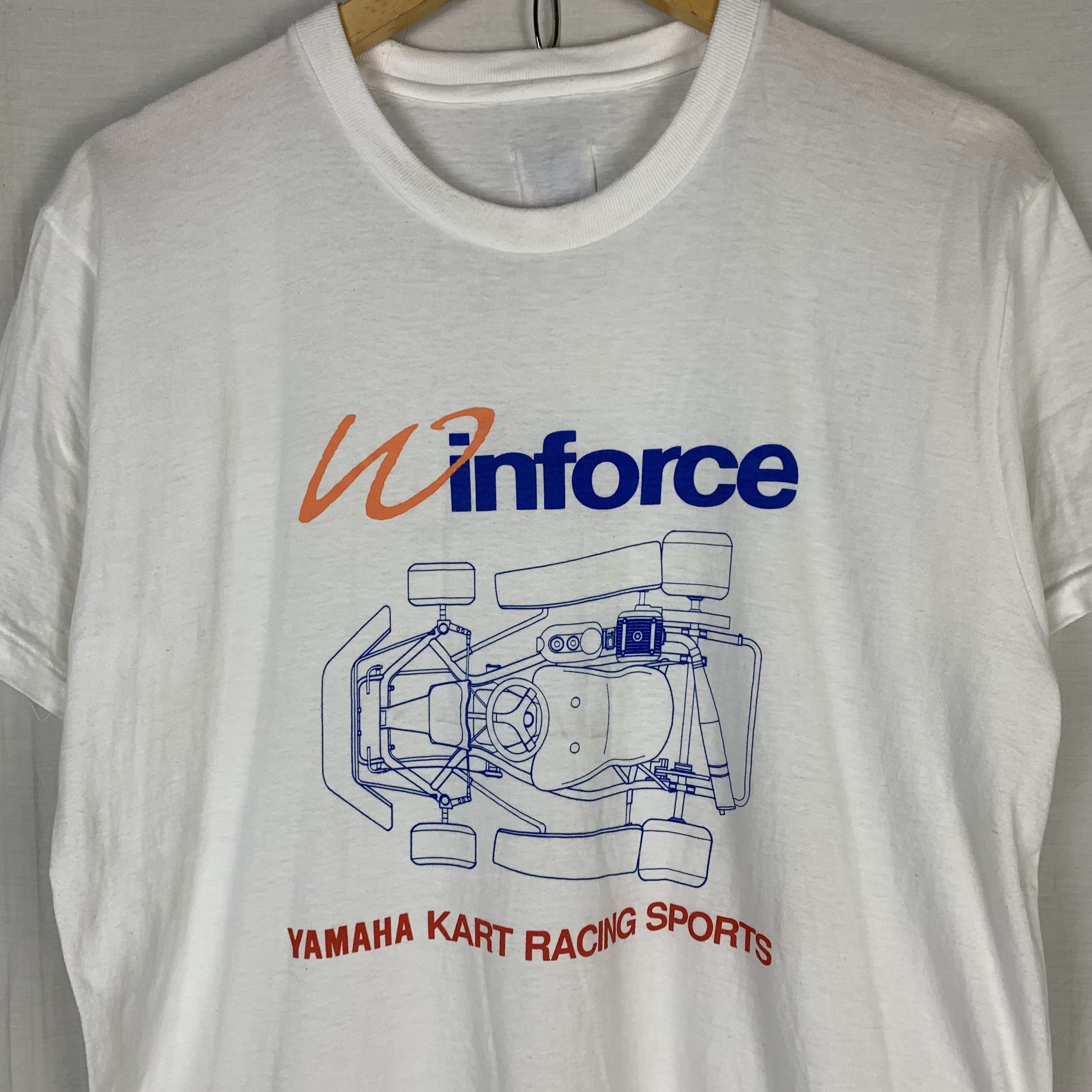 Yamaha Vintage Winforce Yamaha Kart Racing Sports Tshirt Size US M / EU 48-50 / 2 - 2 Thumbnail
