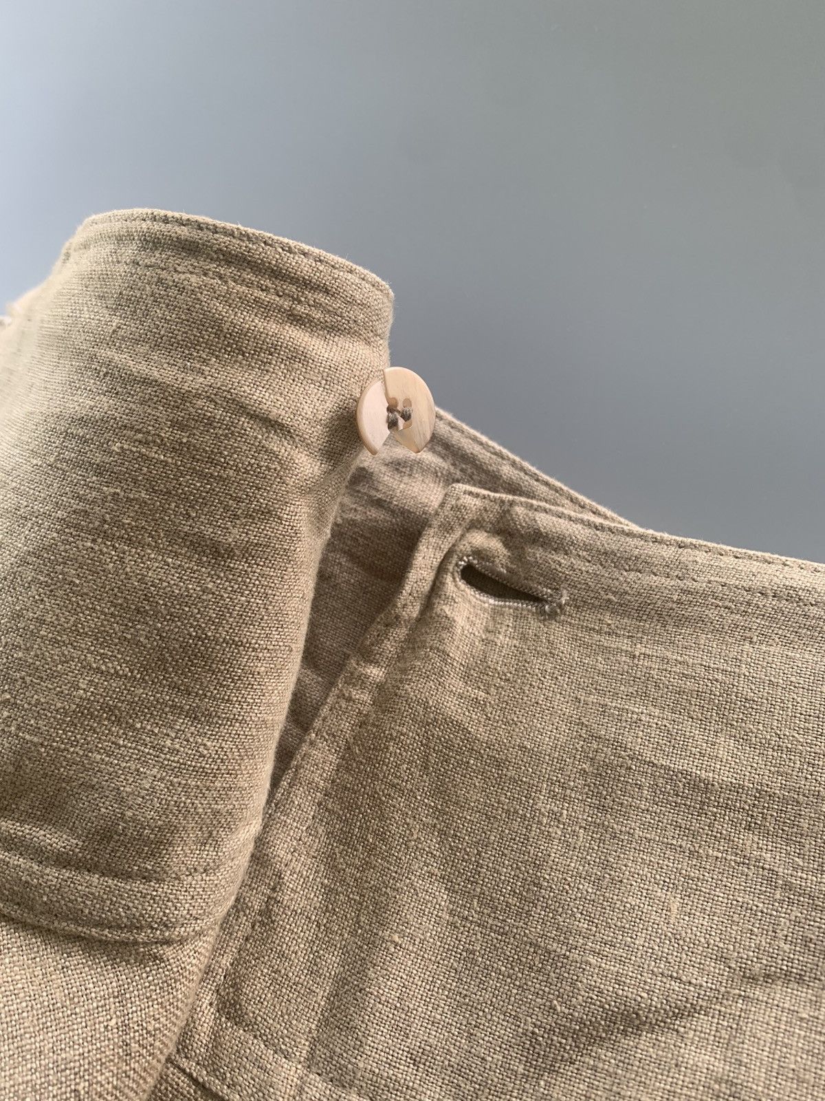 Issey Miyake VINTAGE 1984 ISSEY MIYAKE HEMP SKIRT Size 28" / US 6 / IT 42 - 5 Thumbnail