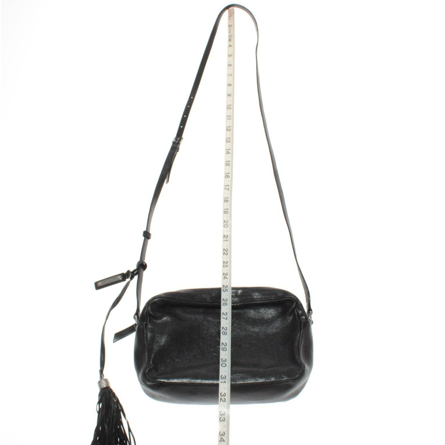 Other Saint Laurent YSL Small Lou Crossbody Bag Black Leather Size ONE SIZE - 6 Thumbnail