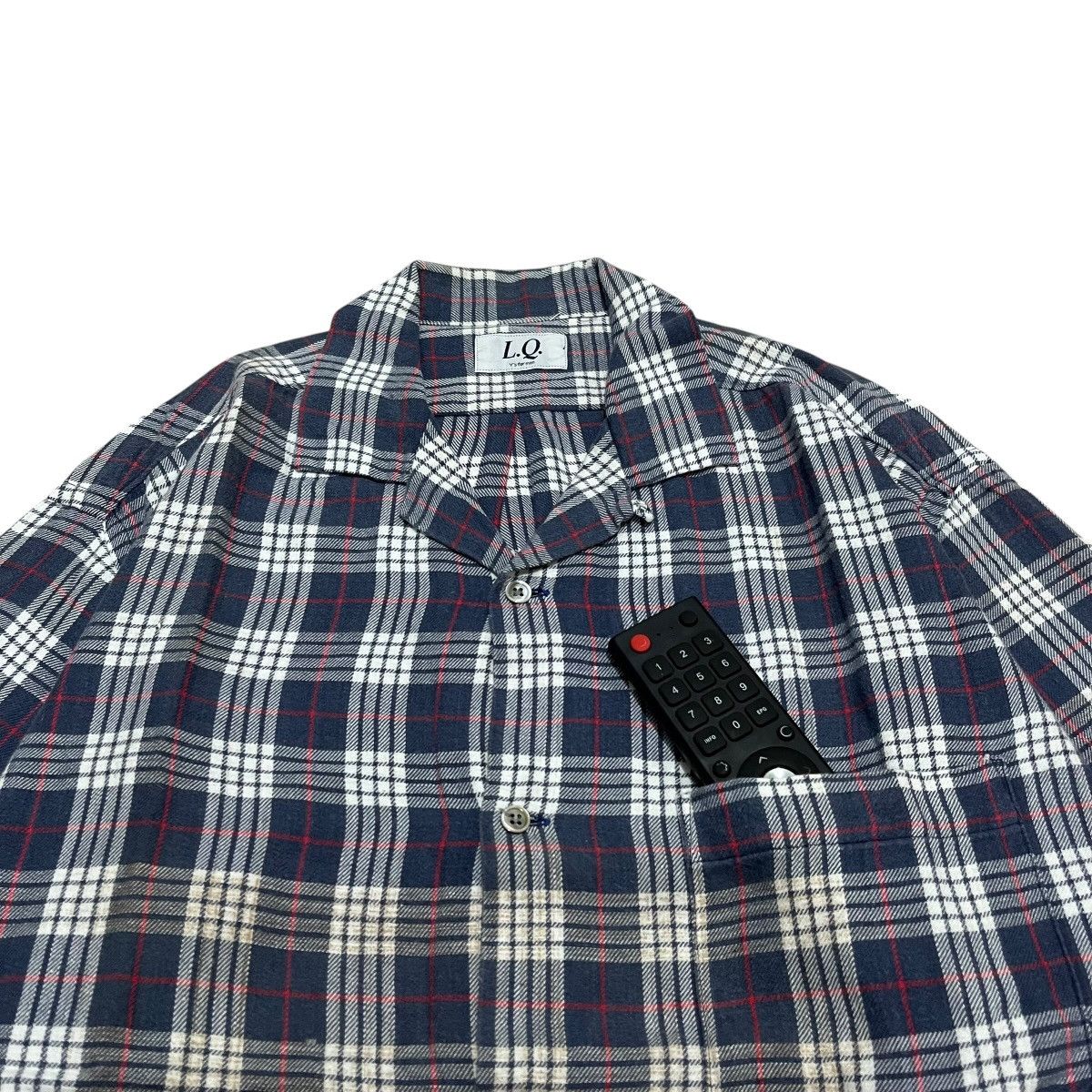 Yohji Yamamoto L.Q Y’s For Men By Yohji Yamamoto Plaid Button Up Shirt Size US L / EU 52-54 / 3 - 2 Thumbnail