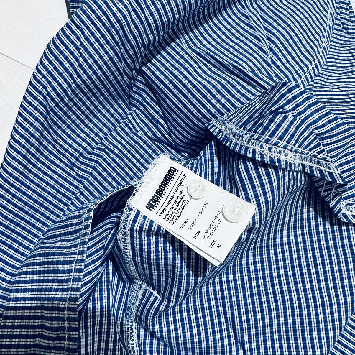 Neighborhood neighborhood blue checker shirt M with side pocket Size US M / EU 48-50 / 2 - 7 Thumbnail