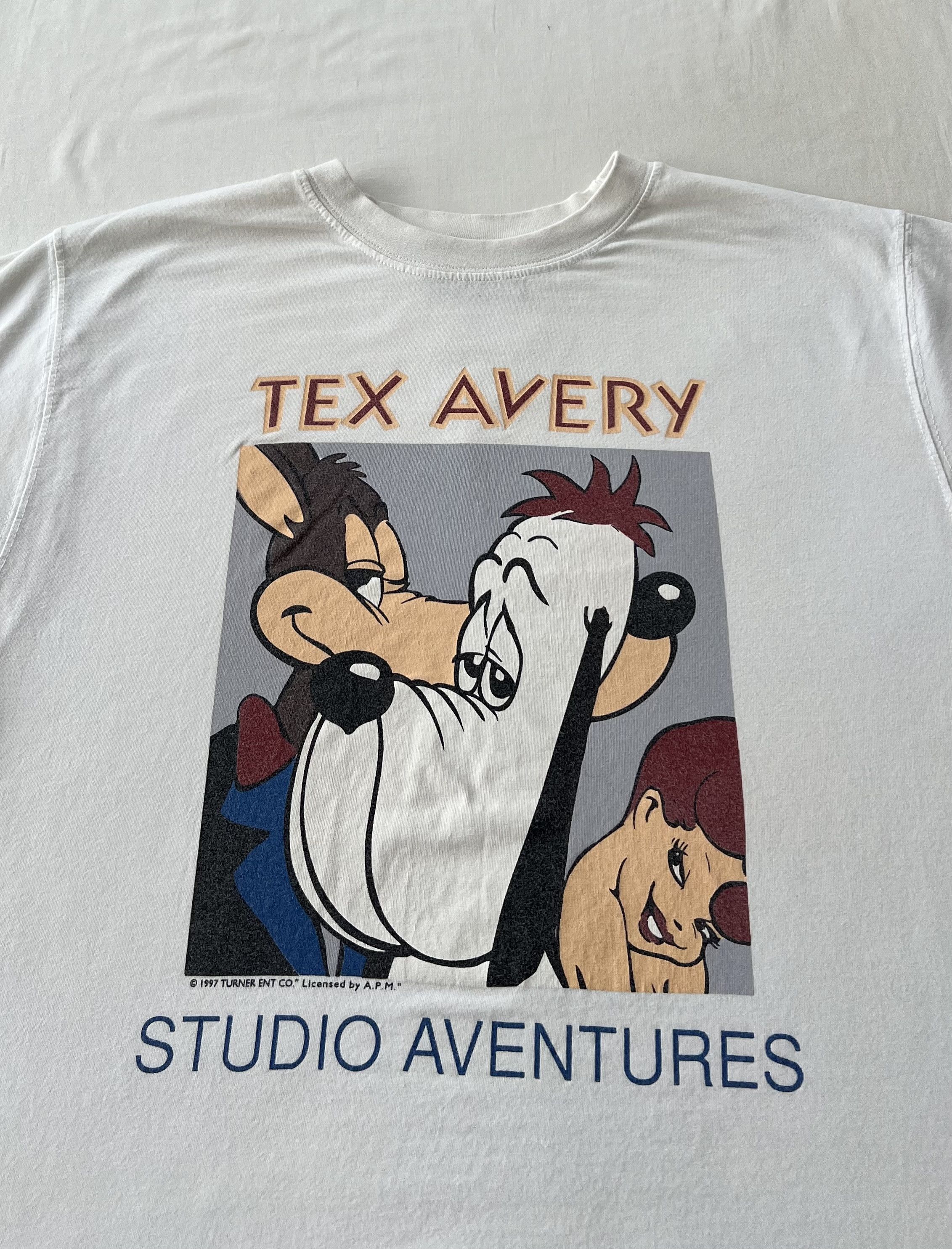 Cartoon Network Vintage 1997 Droopy Dog Studio Aventures Tex Avery T-shirt Size US M / EU 48-50 / 2 - 3 Thumbnail