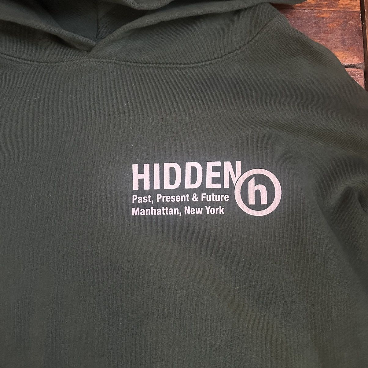 HIDDEN Hidden NY Hoodie Green Size US L / EU 52-54 / 3 - 2 Thumbnail