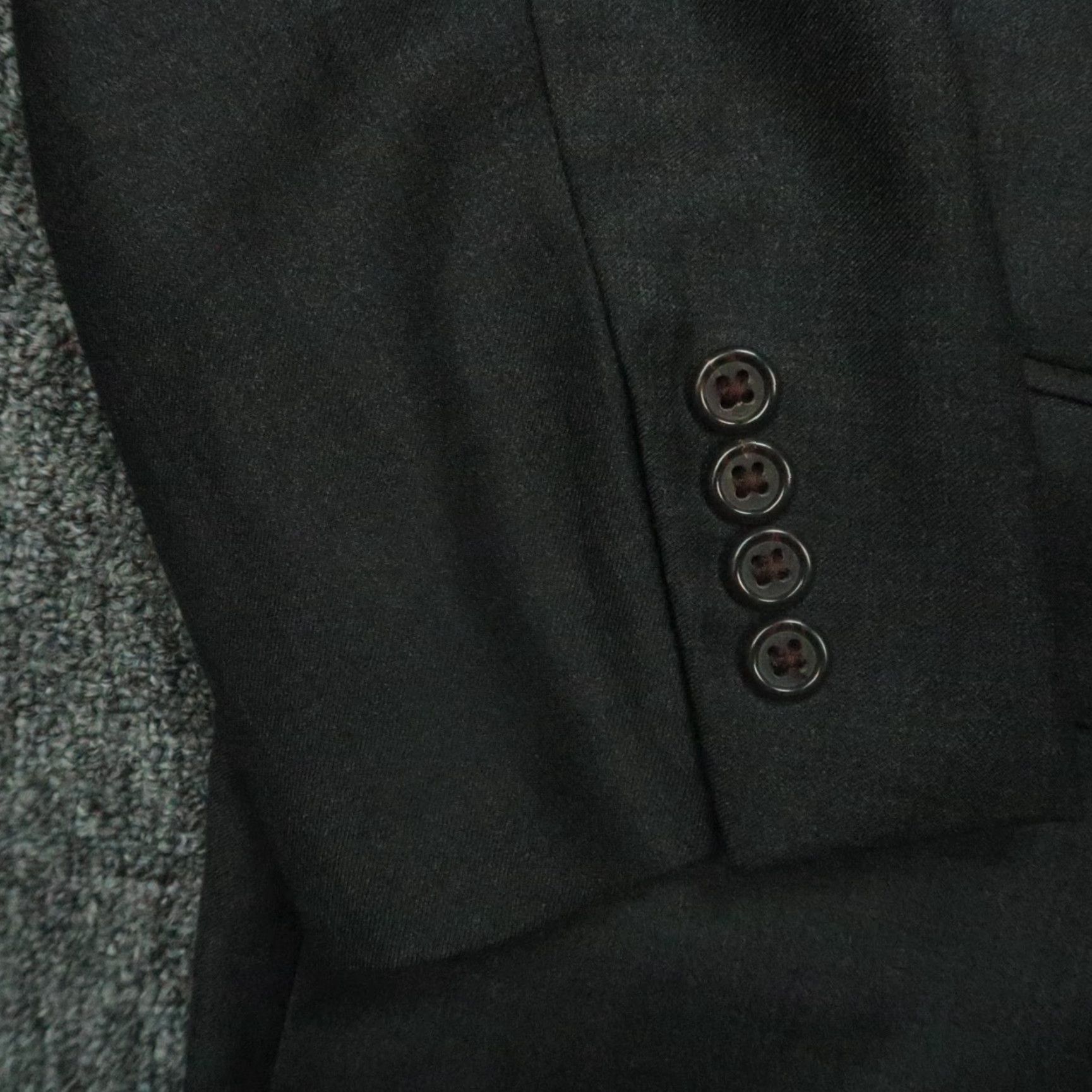 Polo Ralph Lauren VINTAGE Polo Ralph Lauren Blazer Men 44L Gray Wool Sport Coat Jacket Italy Size US XXL / EU 58 / 5 - 4 Thumbnail