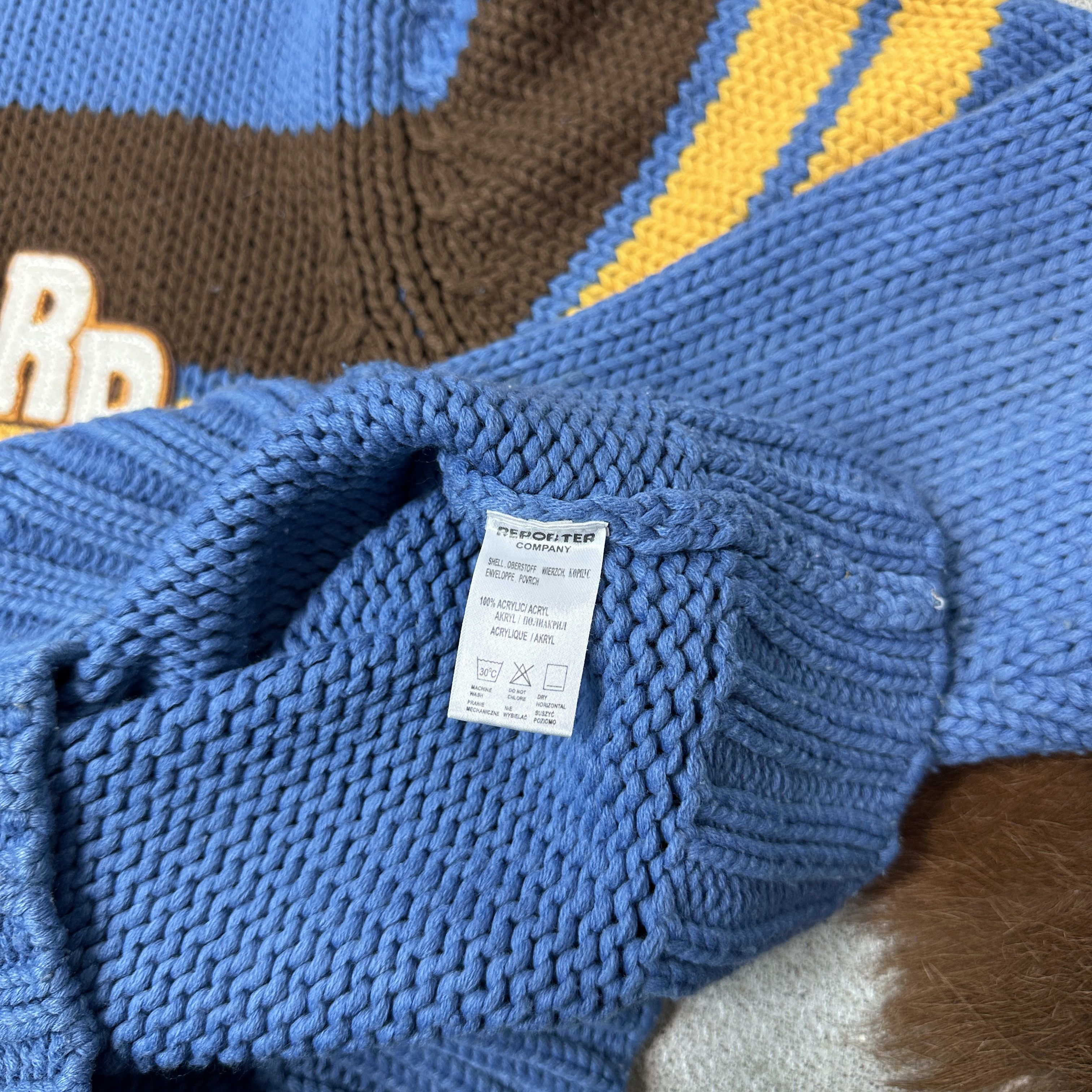 Vintage Vintage Striped Streetwear Skater Sweater Y2K Size US L / EU 52-54 / 3 - 4 Thumbnail