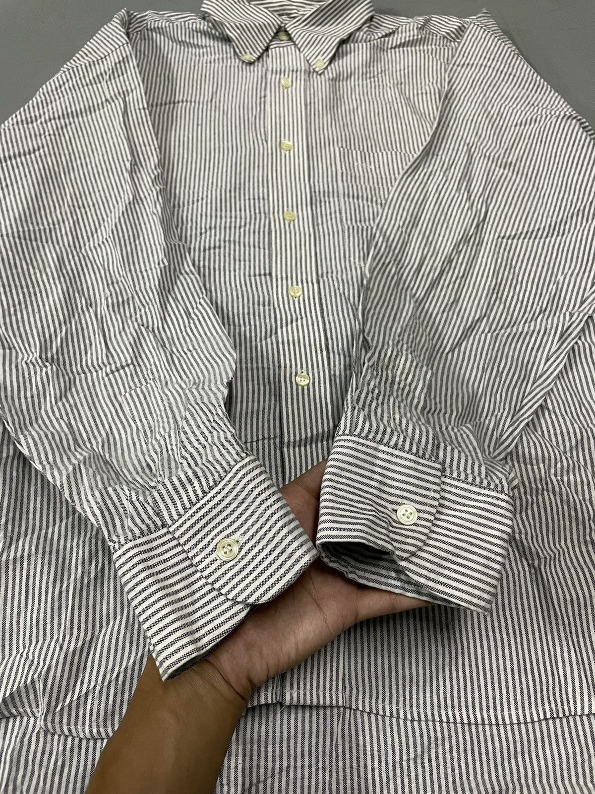 Ben Sherman Ben Sherman Striped Button-Down Shirt Size US L / EU 52-54 / 3 - 8 Thumbnail