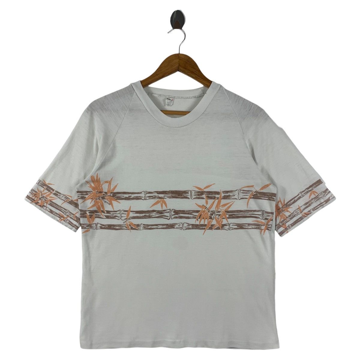 Vintage Vintage 90s BAMBOO Printed art tee Size US M / EU 48-50 / 2 - 1 Thumbnail