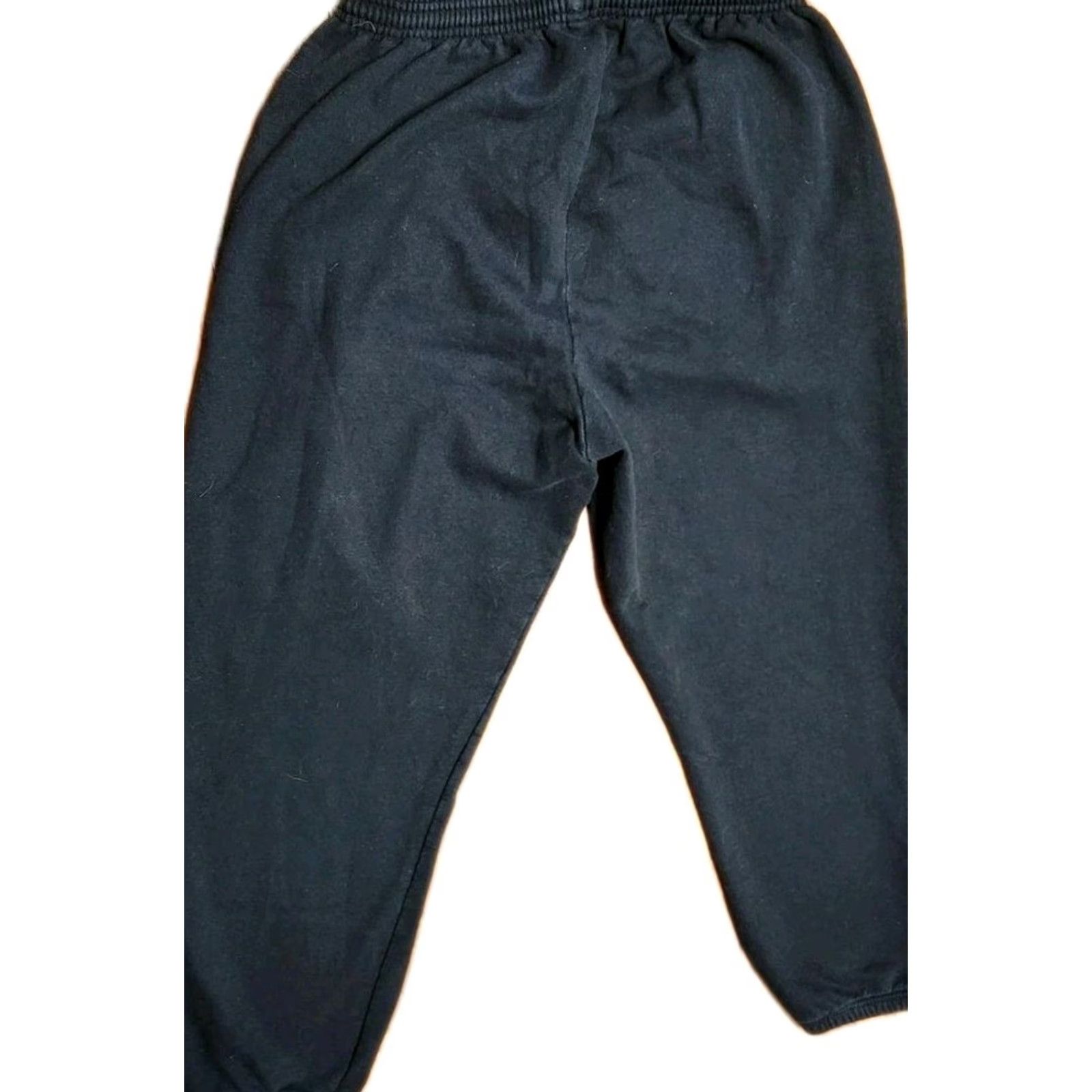 Champion VINTAGE Champion Heavyweight Sweatpants Men 2XL Joggers Athleisure Drawstrings Black 90s Logo College Dad Hipster Retro Relaxed XS? Size US 39 - 2 Thumbnail
