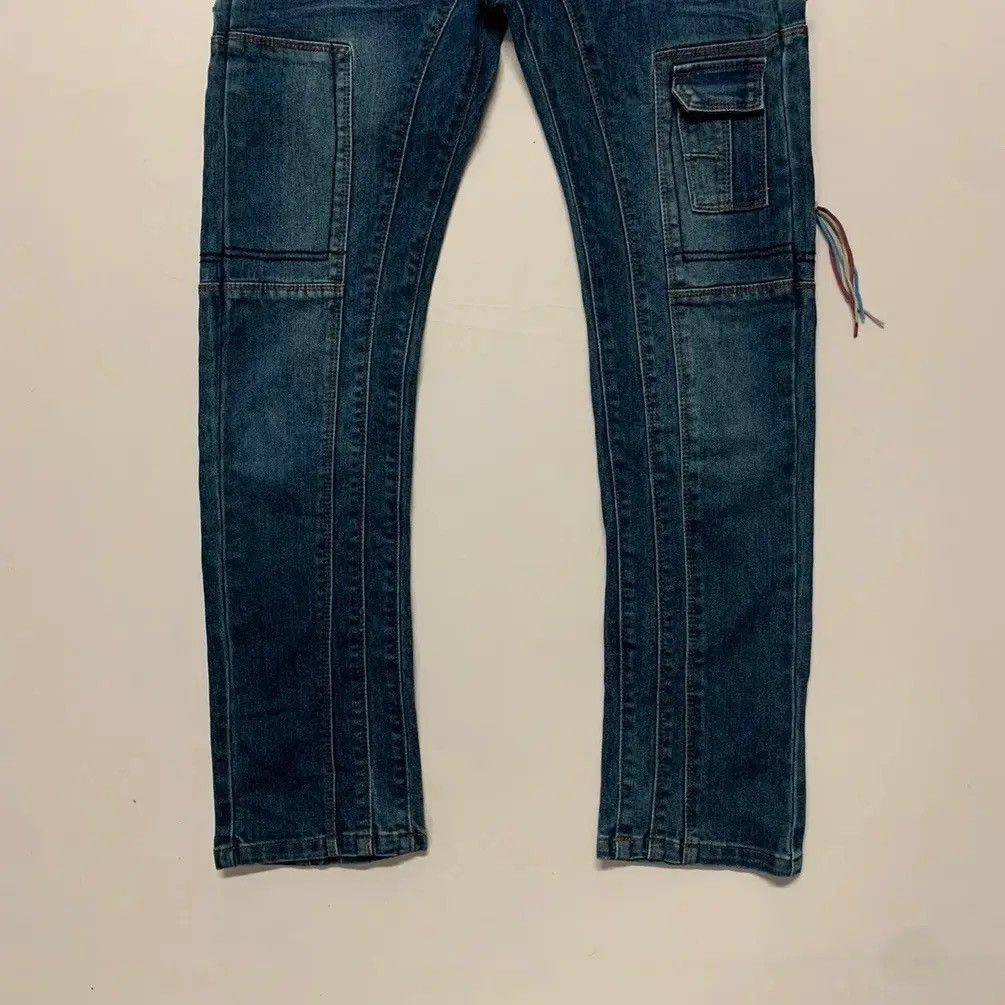 Japanese Brand 💥 RARE 💥 VINTAGE SAUCY BOT JEANS DOUBLE WAIST EMBROIDERY Size US 27 - 4 Thumbnail