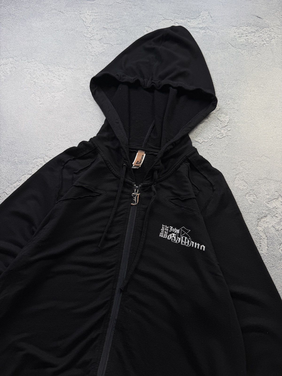 John Galliano John Galliano Zip Archive Avant Garde Hoodie Mens Black Size US XS / EU 42 / 0 - 12 Thumbnail