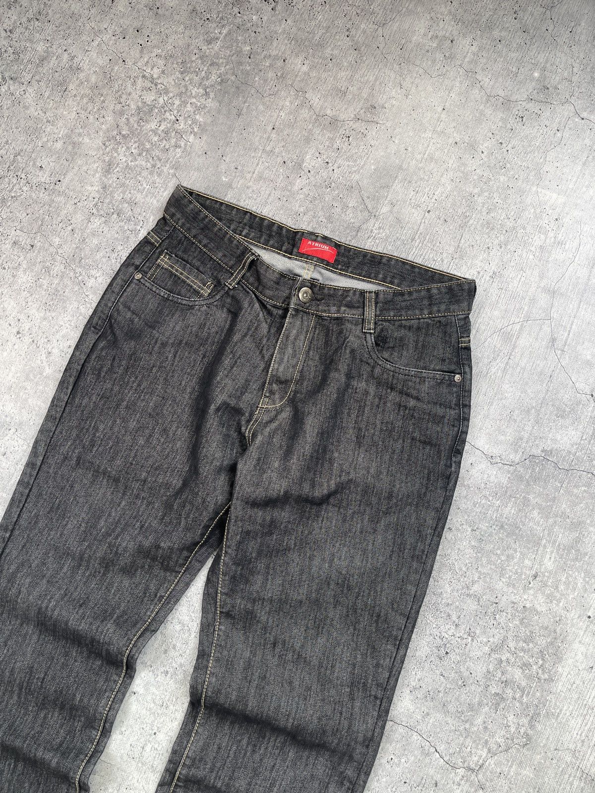 Japanese Brand × Vintage Atrium vintage denim, avant-garde style baggy model Size US 36 / EU 52 - 6 Thumbnail