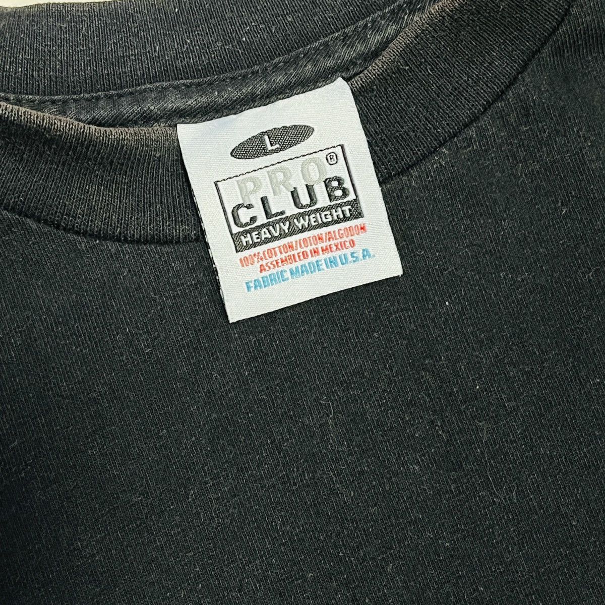 Vintage Sun Faded Vintage Y2K PRO CLUB Heavy Weight Cotton TShirt Size US L / EU 52-54 / 3 - 11 Thumbnail