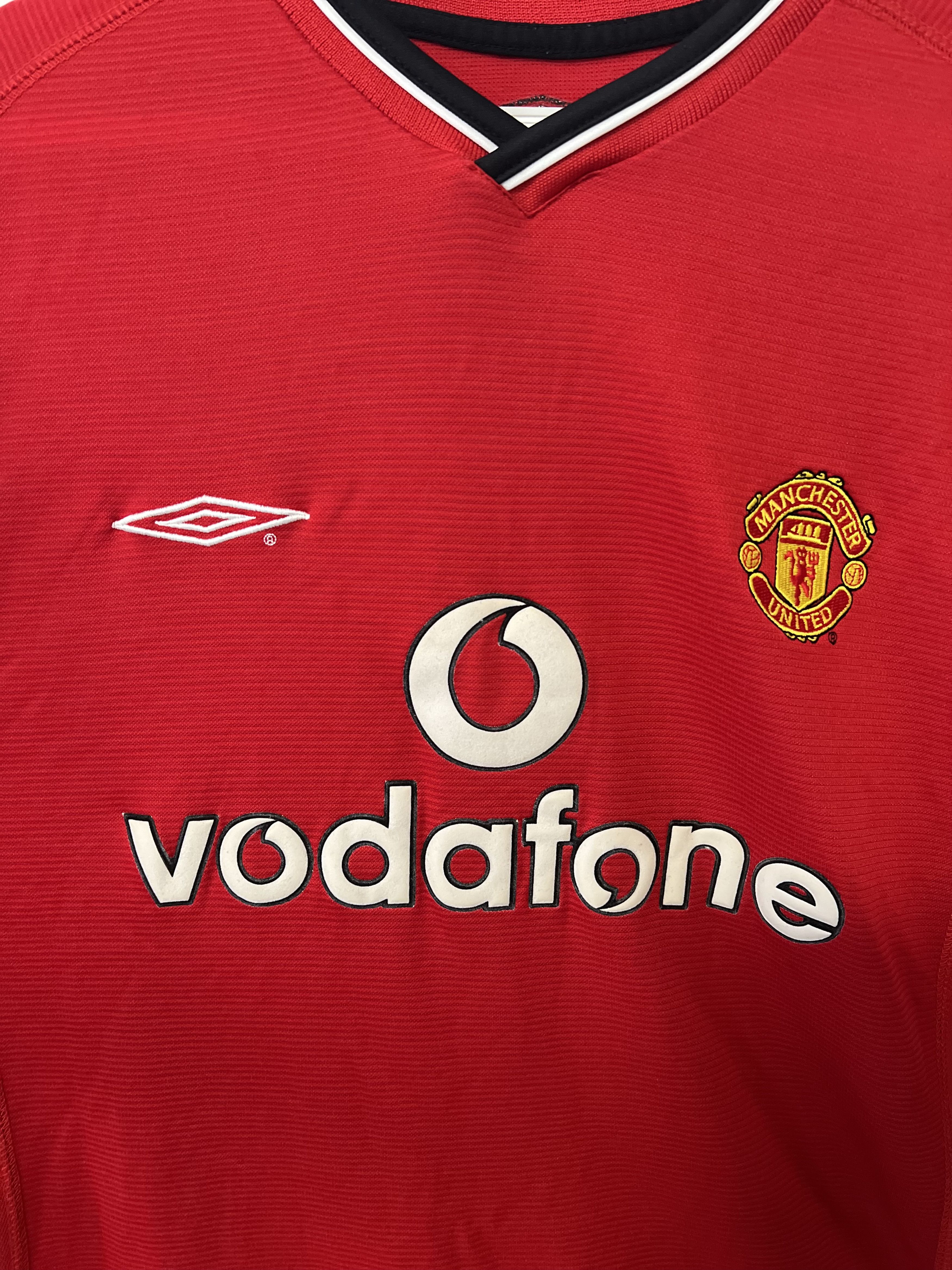 Umbro Manchester United 2000/2002 home football jersey shirt Size US L / EU 52-54 / 3 - 3 Thumbnail