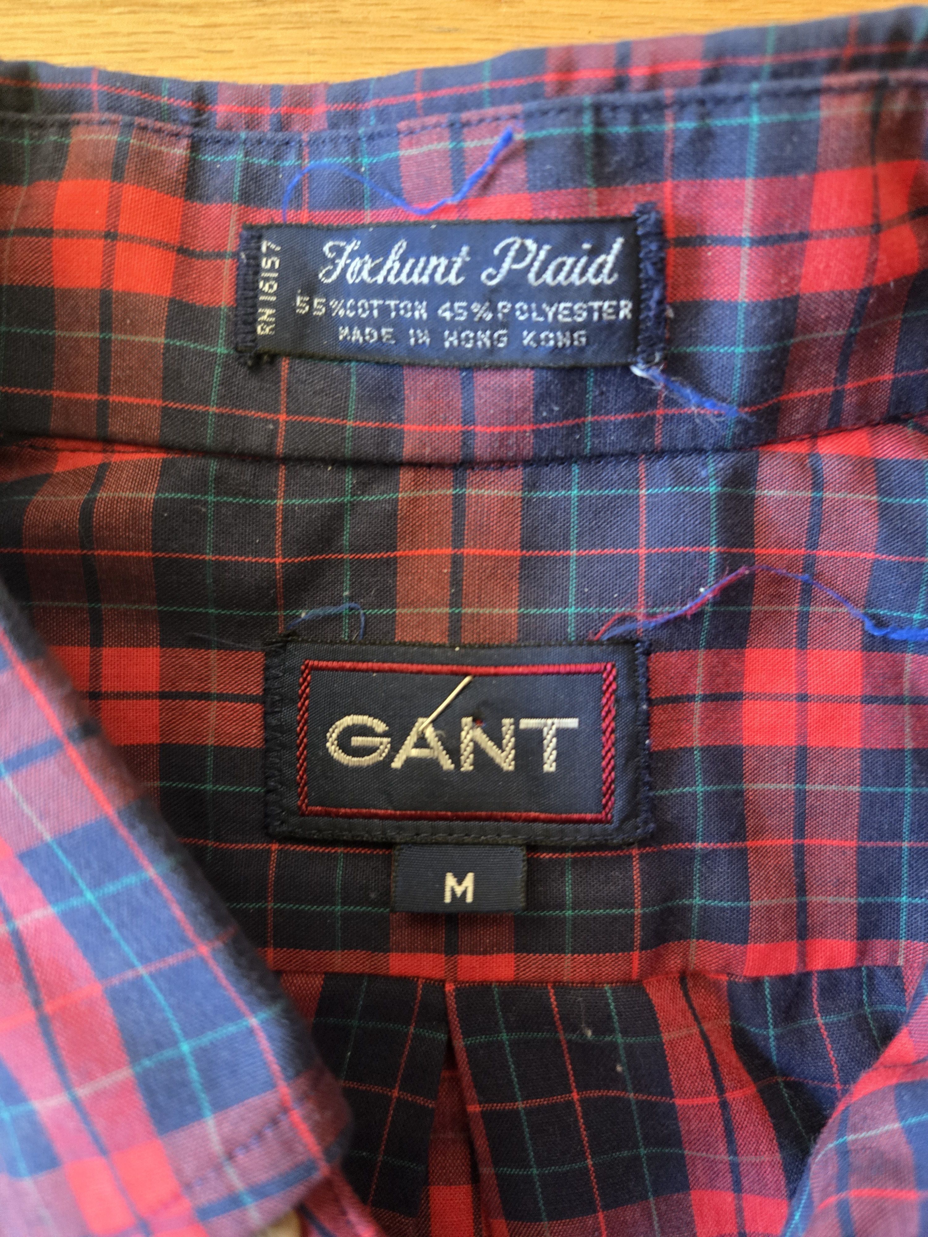 Gant Vintage Gant Shirt Foxhunt Plaid Button Down Long Sleeve Size US M / EU 48-50 / 2 - 3 Thumbnail