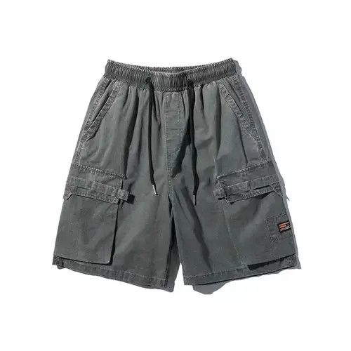 Jean 21SS Tokyo Union Washed Grey Worker Shorts Size US 32 / EU 48 - 2 Thumbnail