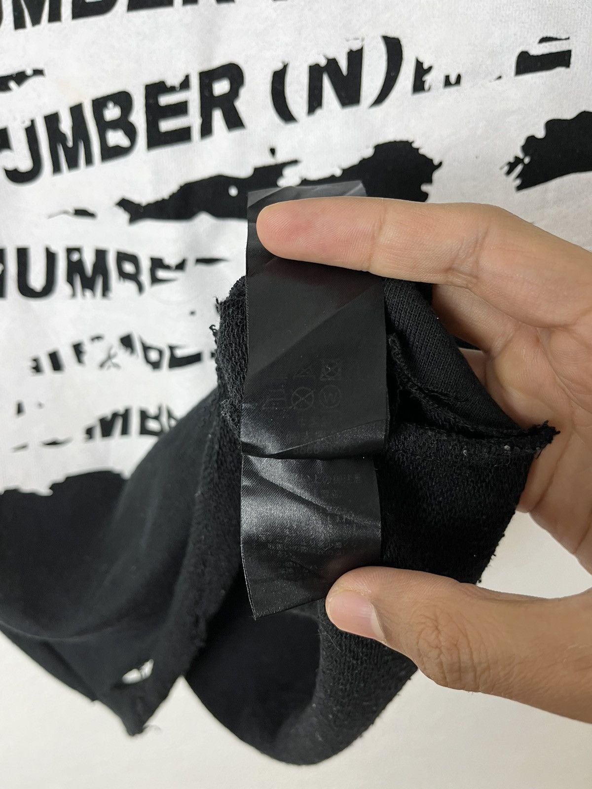 Number (N)ine Number Nine Distress Sleevless Shirt Size US S / EU 44-46 / 1 - 8 Thumbnail