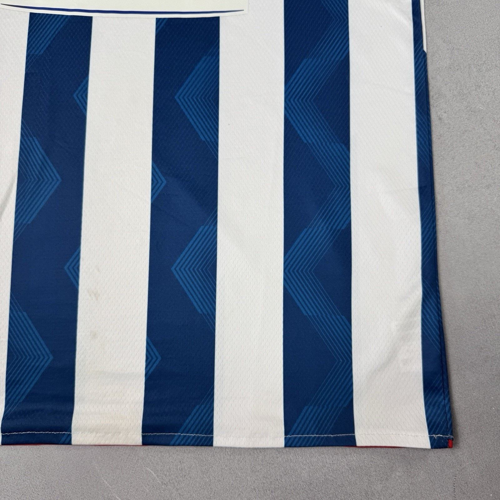 Macron West Bromwich Albion Home 2024 2025 Soccer Jersey Size L Size US L / EU 52-54 / 3 - 10 Thumbnail
