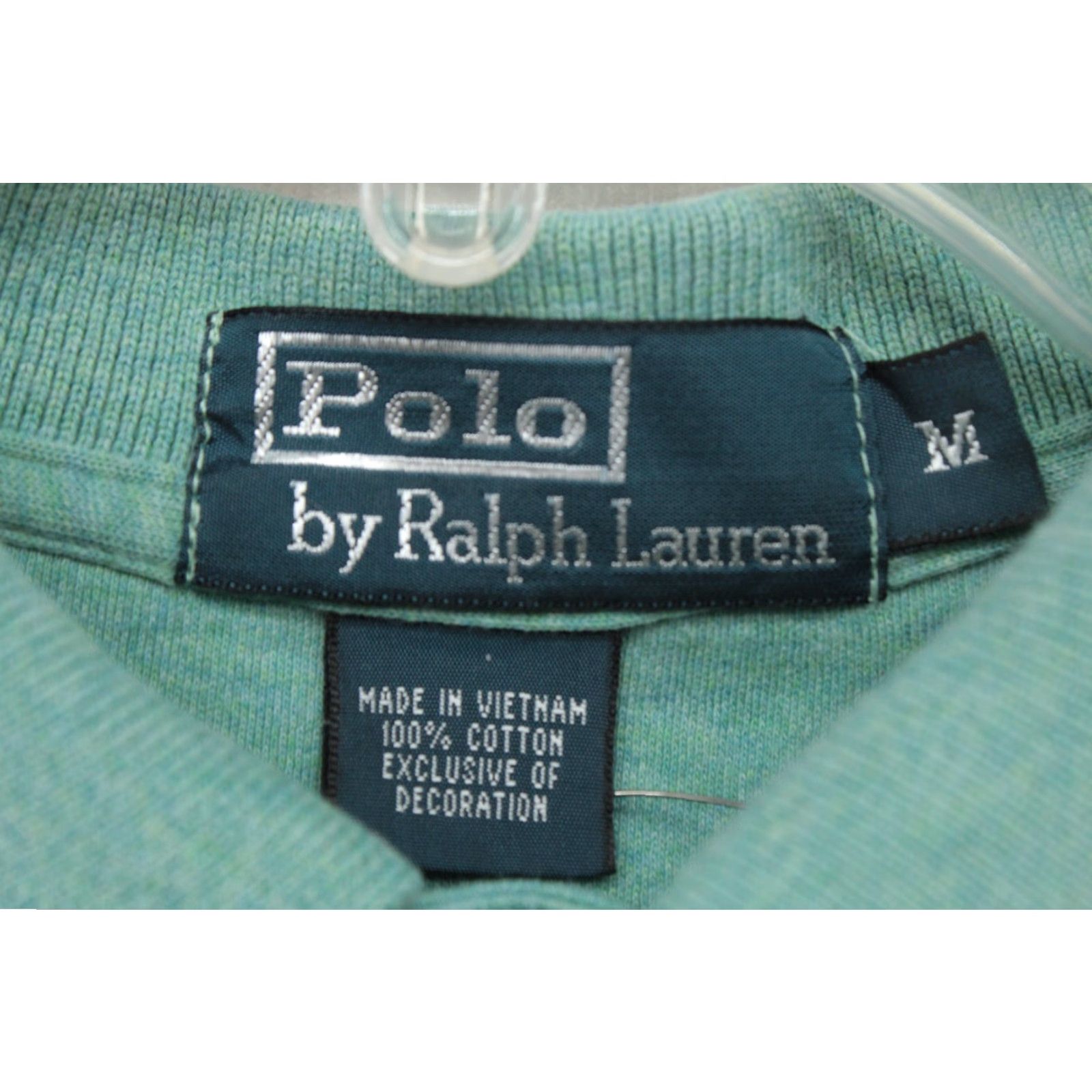 Polo Ralph Lauren VINTAGE Polo Ralph Lauren Polo Shirt Green Mens M Classic Short Sleeve 100% Cotton Logo Pony Shirt Size US M / EU 48-50 / 2 - 5 Thumbnail