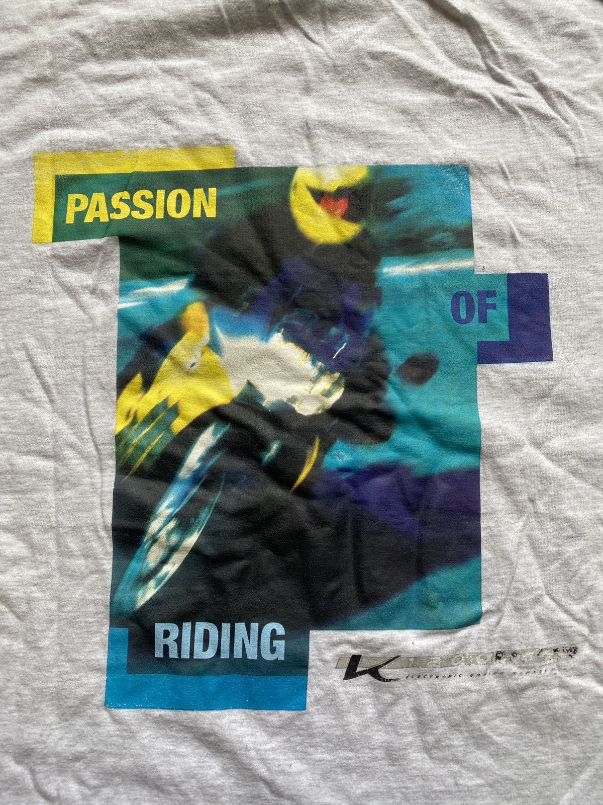 BMW Vintage BMW motor k1200 racing passion of riding tee 90s Size US XL / EU 56 / 4 - 5 Thumbnail