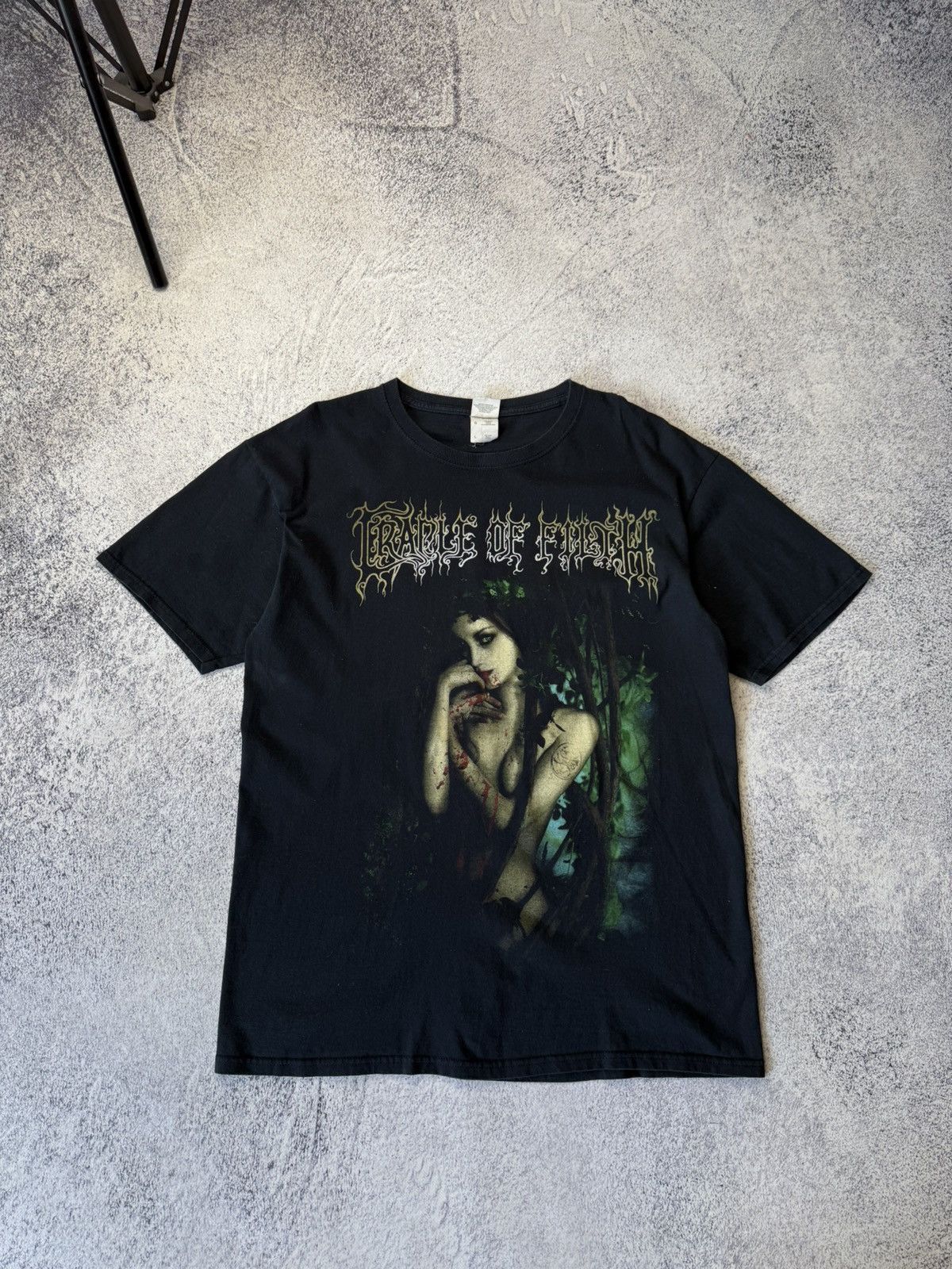 Band Tees Vintage Cradle Of Filth T Shirt King Of The Woods Rare Y2K Size US L / EU 52-54 / 3 - 1 Thumbnail