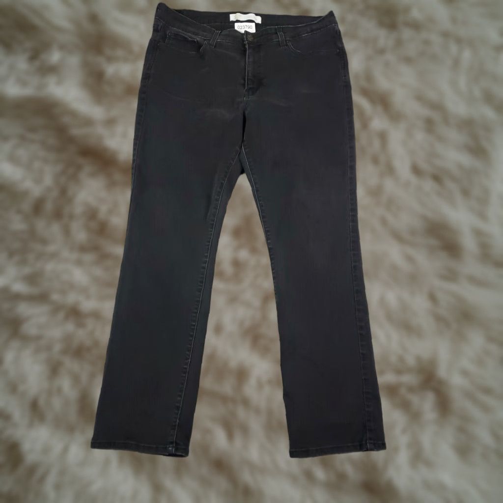 Levi's Levi's Jeans Women's Straight Denim Pants Size 34x28 Black Regular Fit 5-Pocket Classic Size 24" / US 00 / IT 34 - 1 Thumbnail
