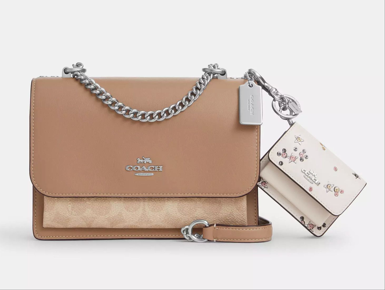 Coach Klare Bag Charm With Star Print CCF23 Size ONE SIZE - 6 Thumbnail