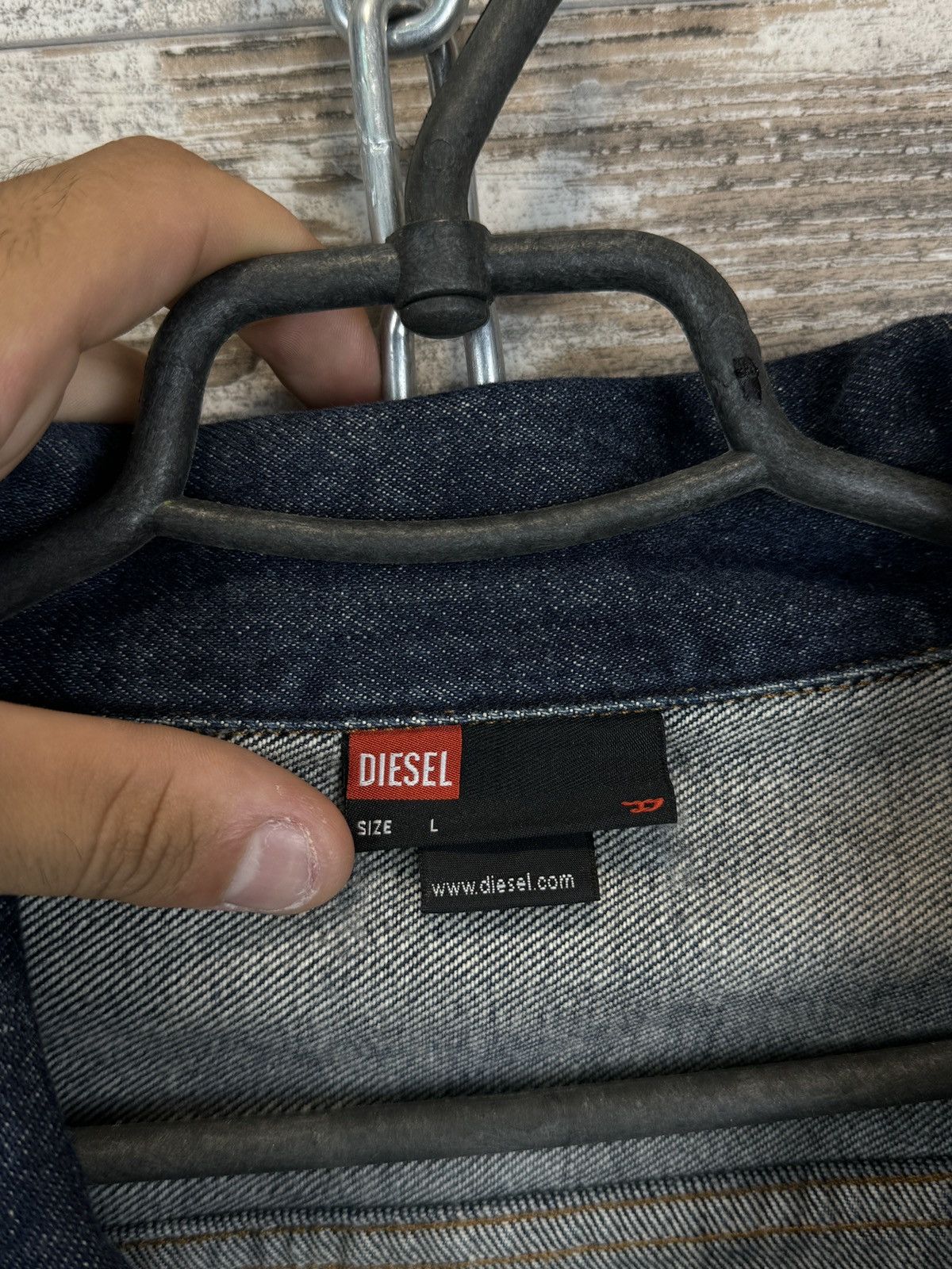 Diesel × Vintage Women’s Vintage Diesel Denim jacket bombers y2k rare Size L / US 10 / IT 46 - 8 Thumbnail