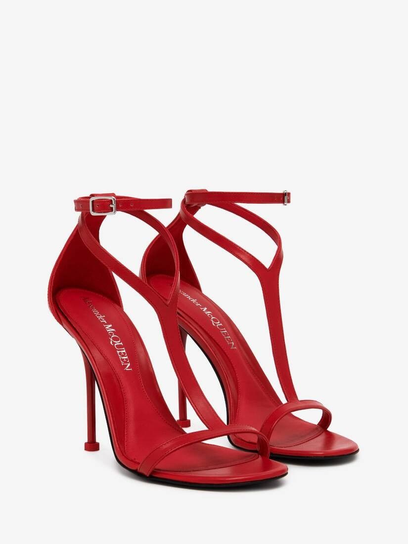 Alexander McQueen o1w1db10925 Harness Sandal in Red Size US 9 / IT 39 - 3 Thumbnail