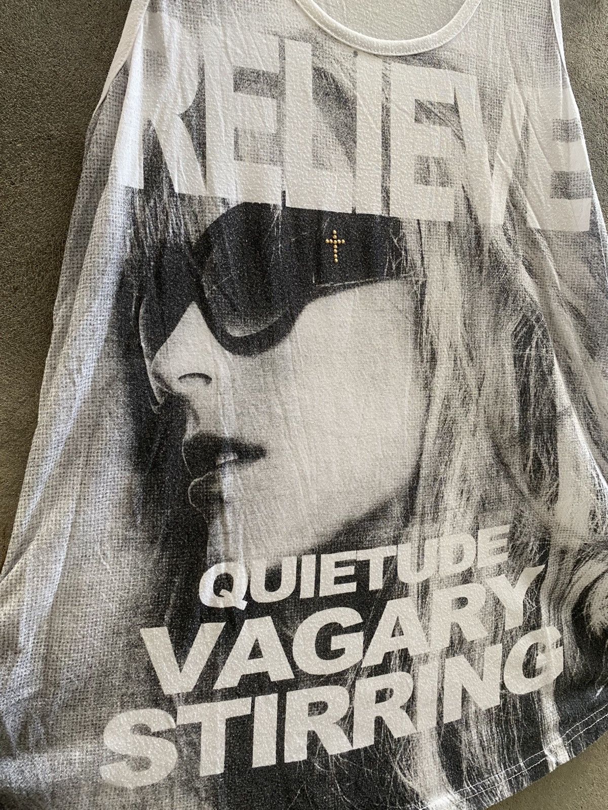 Hysteric Glamour × If Six Was Nine × Le Grande Bleu (L.G.B.) 2000s Strange Heaven poem tanktop hystric glamor styel Size US L / EU 52-54 / 3 - 2 Thumbnail
