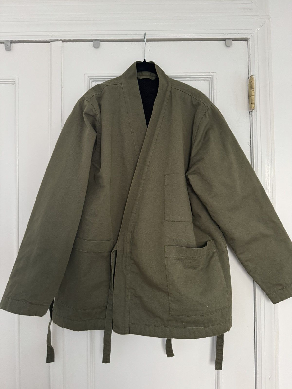 Universal Works NWT Universal Works Reversible Twill Sherpa Kyoto Jacket Size US S / EU 44-46 / 1 - 2 Thumbnail