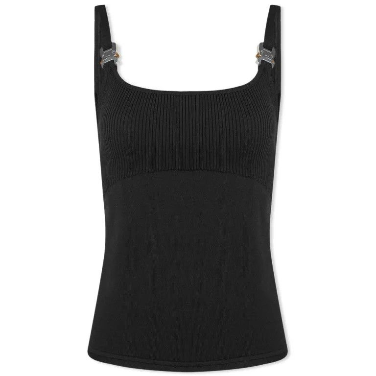 1017 ALYX 9SM o1mle1224 Knit DiscoTank Top in Black Size L / US 10 / IT 46 - 1 Thumbnail