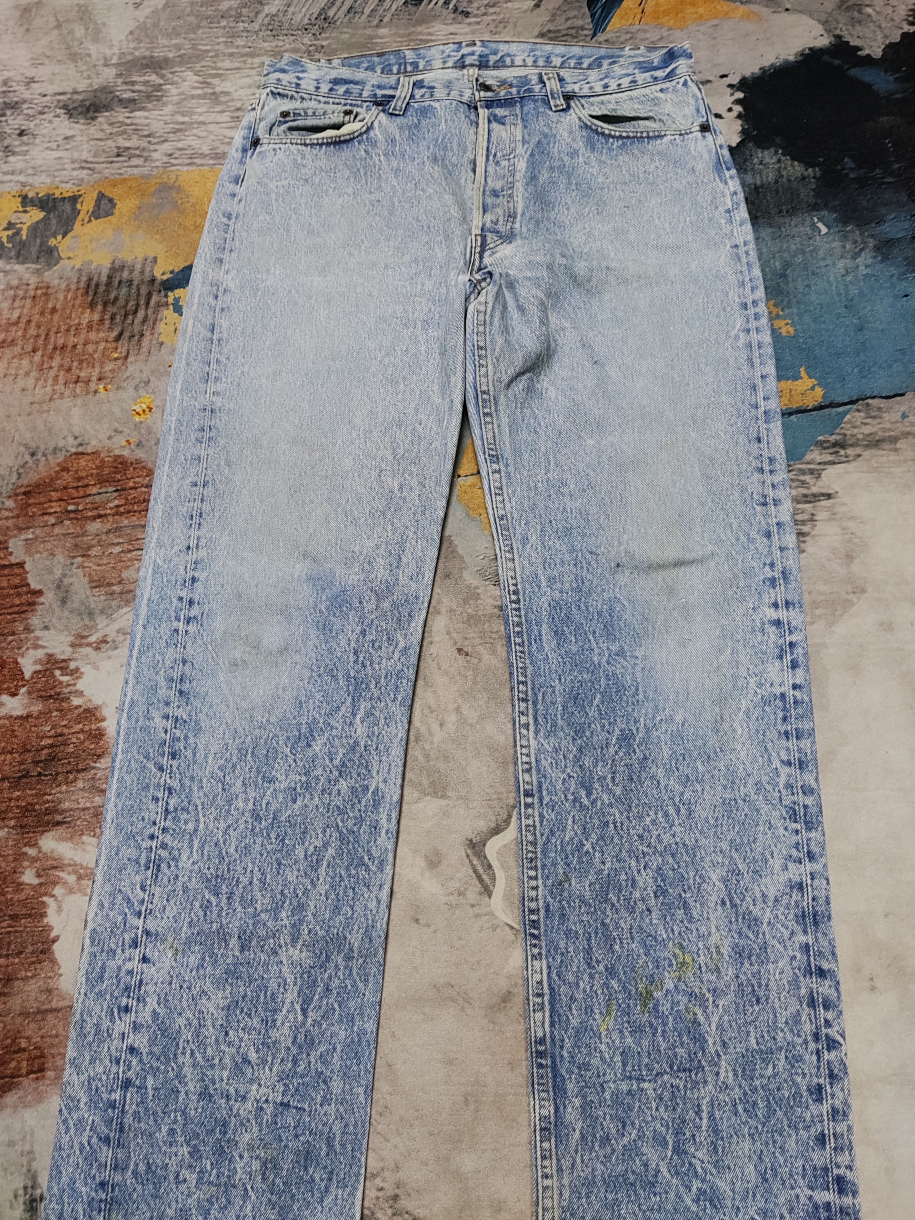 Levi's Vintage Levis 501 80s Acid Wash Size US 36 / EU 52 - 12 Thumbnail