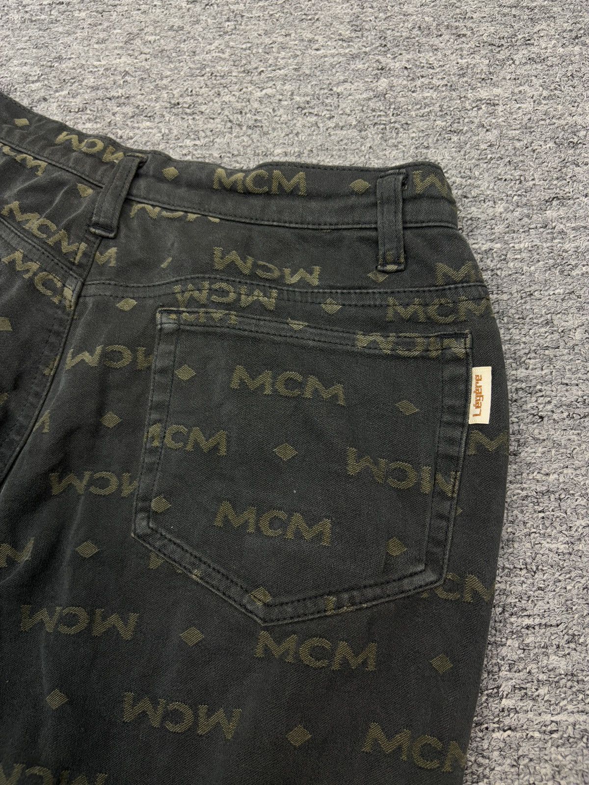 MCM Vintage Sunfaded MCM Legere Monogram Pants Size US 29 - 5 Thumbnail