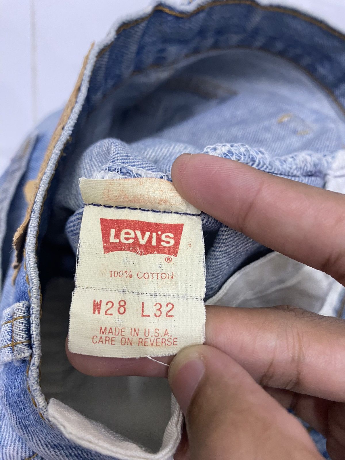 Levi's × Vintage LEVIS 501 VINTAGE DISTRESSED DENIM JEANS MADE IN USA Size US 28 / EU 44 - 8 Thumbnail